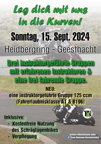 Fahrschule Team Neumann in 29633 Munster - Ankündigung Kurventraining
